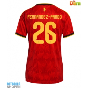 Billiga Belgien Matias Fernandez-Pardo #26 Hemmatröja Dam VM 2026 Kortärmad